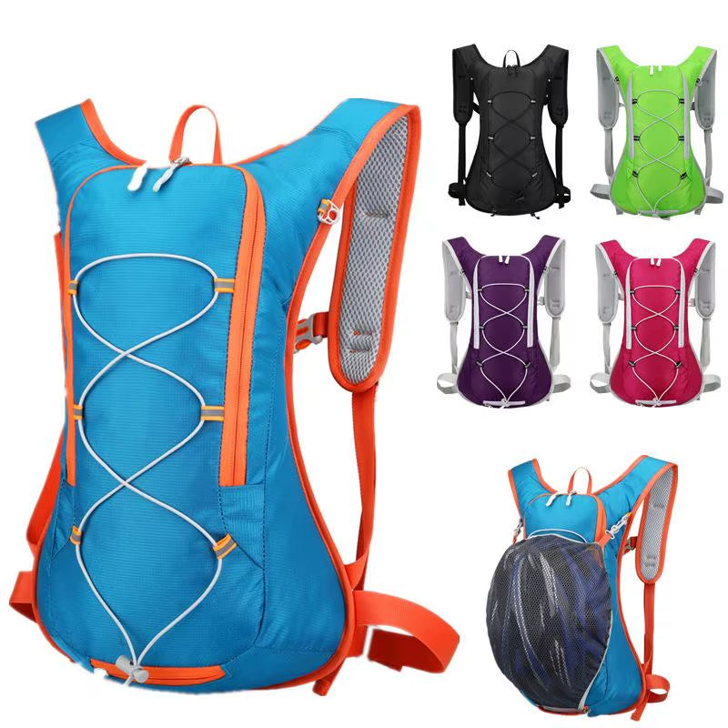 New 12L Outdoor Sport Bike Cycling Running Hiking Hydration Water Bag Storage Helmet Pack Waterproof Ultralight Bladder Backpack