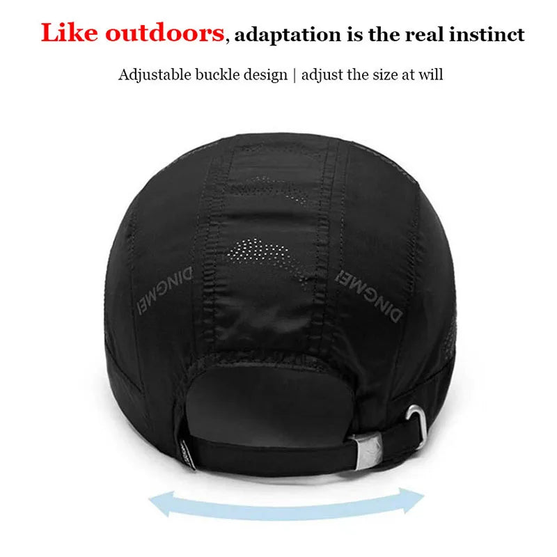 2024 Summer Brand for Men Sports Running Sweat Baseball Cap Male Canada Golf Quick Dry Women Kpop Solid Snapback Bone Mesh Hat